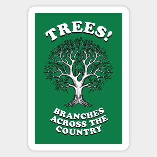 Trees - Branches Across The Country Sticker